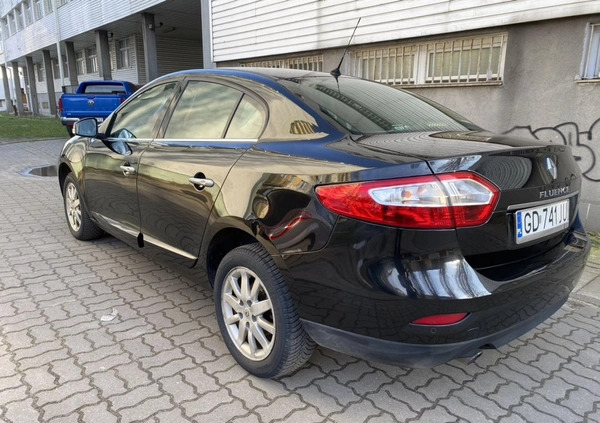 Renault Fluence cena 15500 przebieg: 226595, rok produkcji 2010 z Gdańsk małe 56